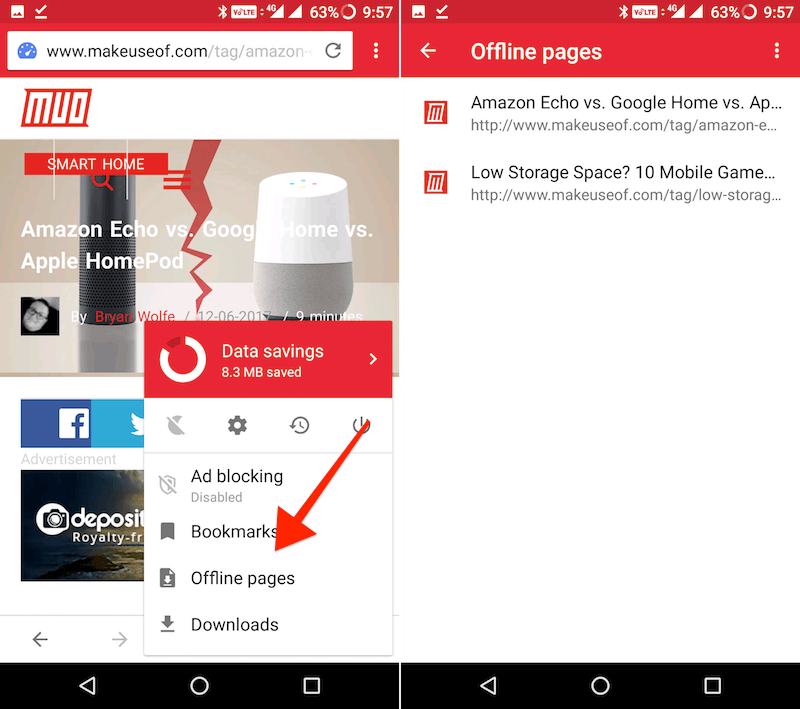 How to Save Webpages for Offline Viewing on Android