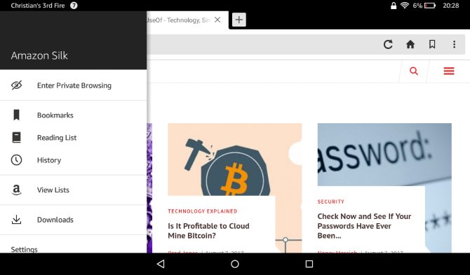 Your Unofficial Amazon Fire Tablet Manual