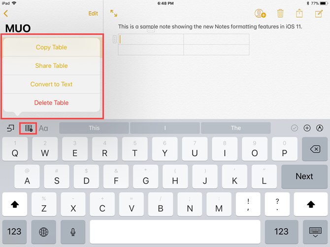 Ios Notes 表格 How to Use Apple's Powerful New Notes Features in iOS 11