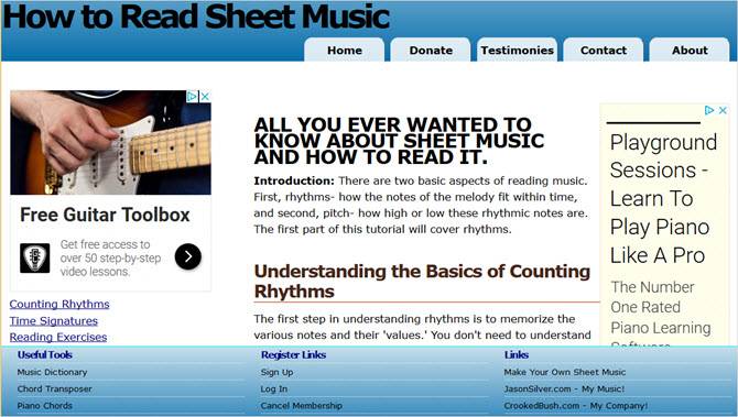 The Big List of the Easiest Music Learning Websites