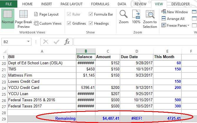 Make a Personal Budget With Microsoft Excel in 4 Easy Steps