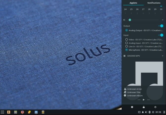Linux current. Solus linux системные требования. notification center linux. solus wear strip.
