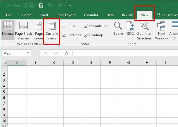 How to Use Excel Custom Views Like a Pro