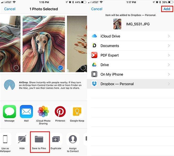 Image File Example Iphone Use the iOS 11 Files App to Back Up Your iPhone Photos