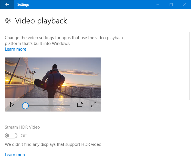 Playback Settings 9 New Settings Features in the Windows 10 Fall Creators Update