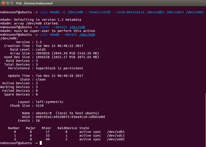 How to Configure a RAID HDD Array in Linux