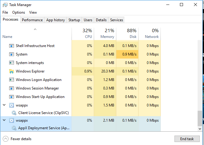 What Is WSAPPX? Why Does It Cause High Disk and CPU Usage in Windows 10?