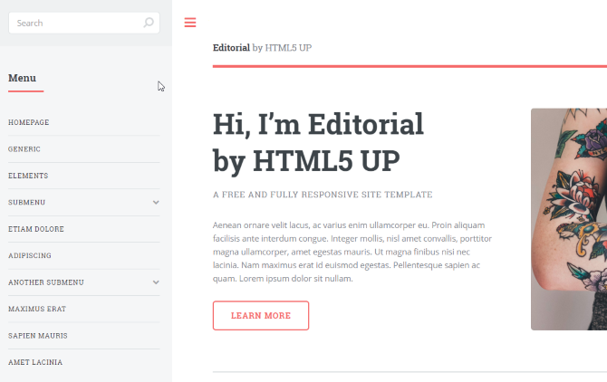 Html Text Template 12 Awesome HTML5 Templates You Should Be Using