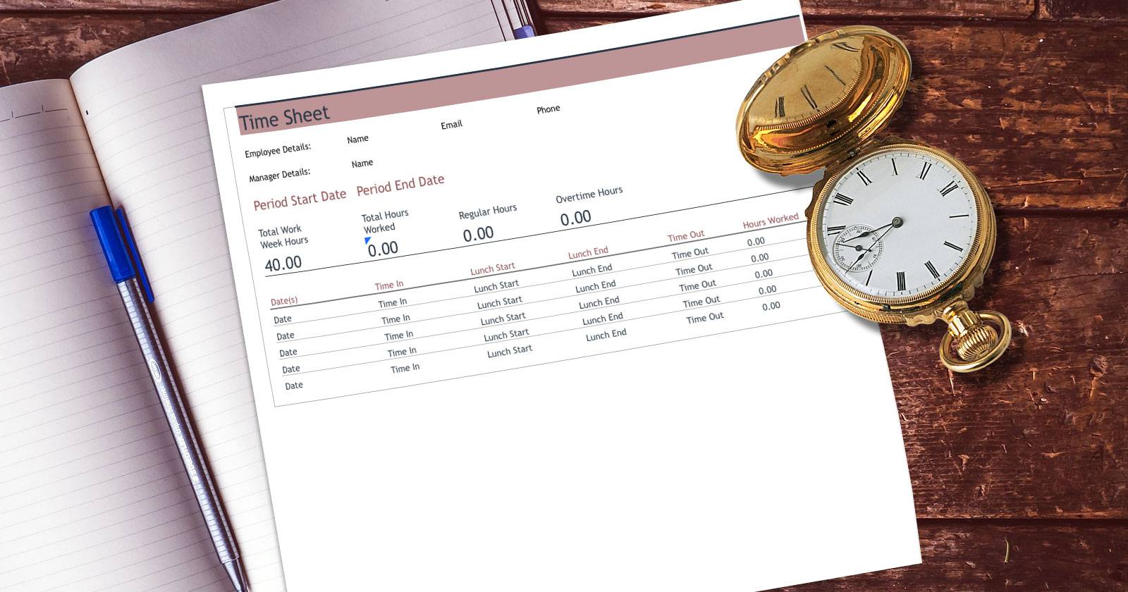 The 13 Best Timesheet Templates to Track Your Hours