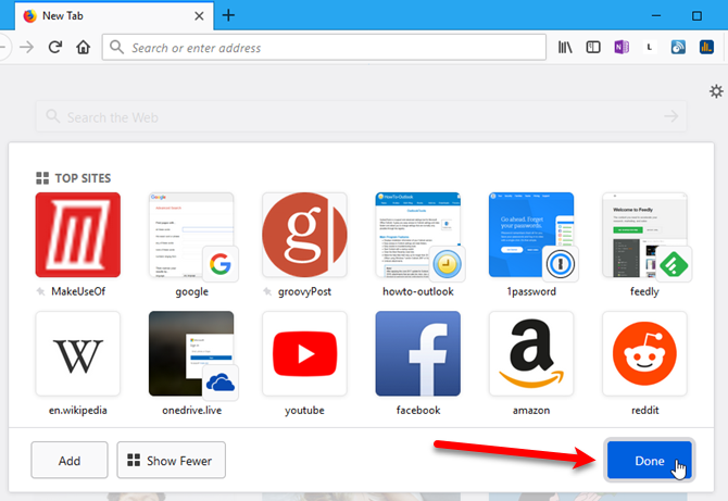 How to Manage the New Tab Page in Firefox 57 Quantum