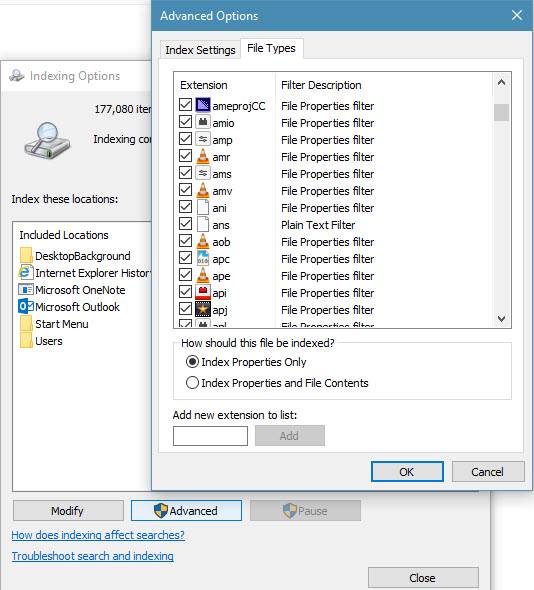How to Exclude File Types From Windows 10 Search