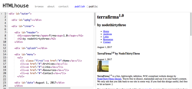 The best HTML online editor