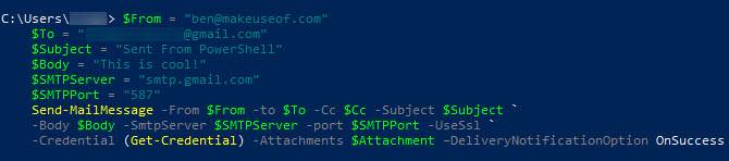 How to Send an Email Using Windows PowerShell