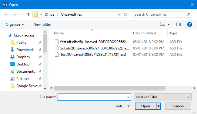 How to Recover an Unsaved Microsoft Word 2016 Document in Seconds