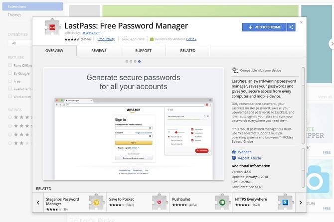 Lastpass Extension 13 Best Security Google Chrome Extensions You Need to Install Now