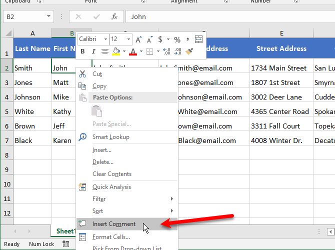 Insert Comment In Excel The Beginner's Guide to Comments in Microsoft Excel