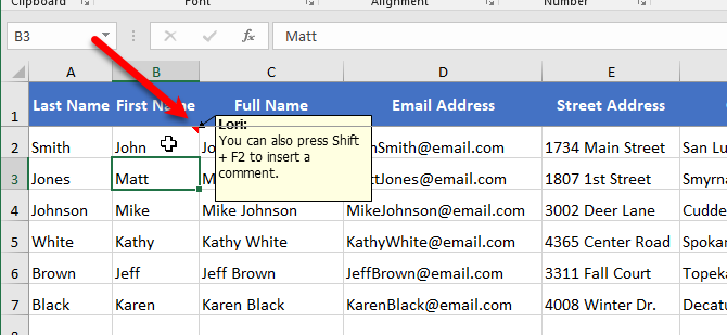 The Beginner's Guide to Comments in Microsoft Excel