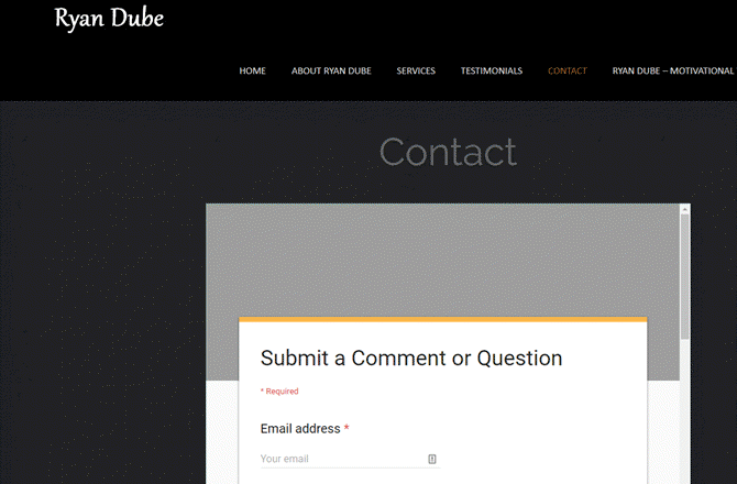 How to Create a Free Website Contact Form With Google Forms