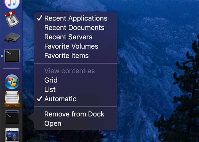 Documentos recientes Mac Shortcut