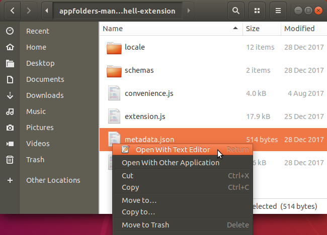 Json ubuntu