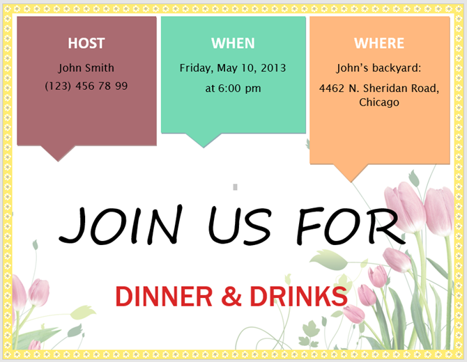 13 Free Templates for Creating Event Invitations in Microsoft Word