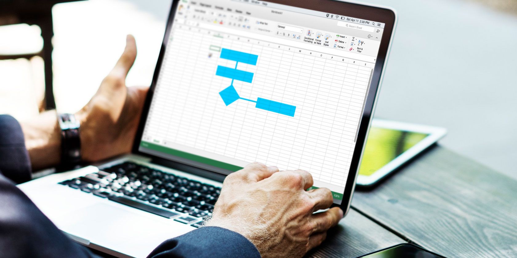 How To Make A Flowchart In Excel Youtube