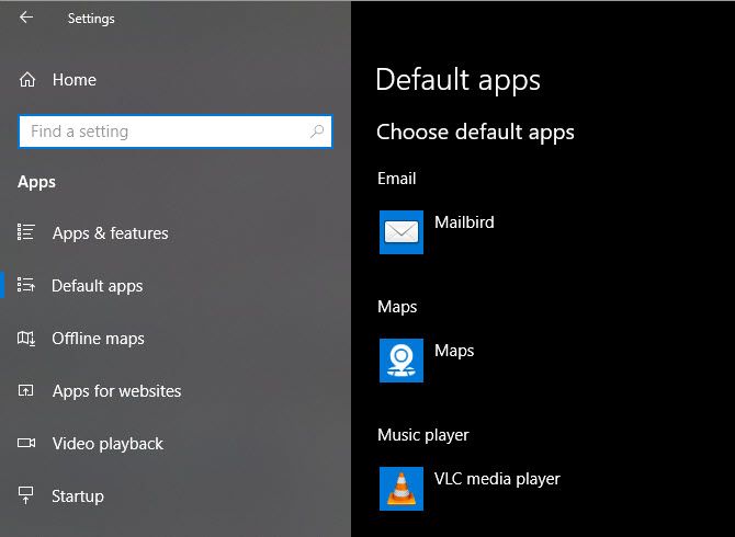 Как изменить программу в windows 10. Default app settings. Default apps Windows 10. Default apps email приложение по умолчанию. Default(10;16.4.2;ru-ru;Phone;en00557;roaming;et;040ce172962887a963500060d6896370).