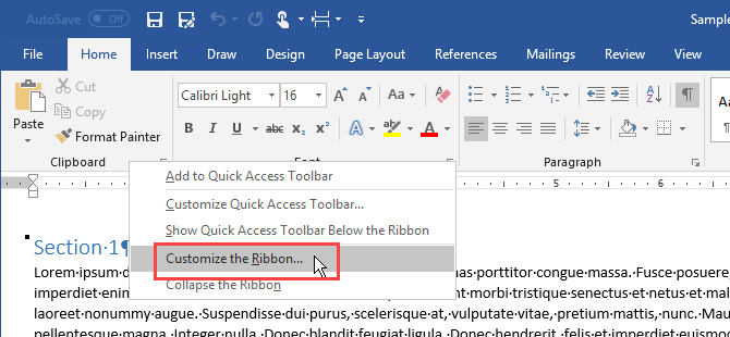 How to Add the Developer Tab to the Ribbon in Microsoft Word and Excel