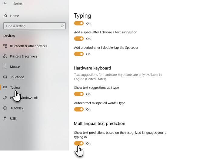 How to Set Up Multilingual Text Prediction in Windows 10