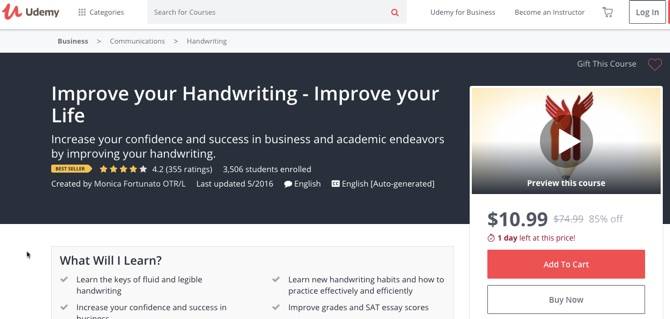 Course Handwritten How to Improve Your Handwriting: 8 Resources for Better Penmanship
