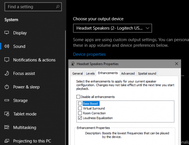 Windows sound system. Enhancements настройка. Enhancement звук. Enhancements настройка звука Windows 10.