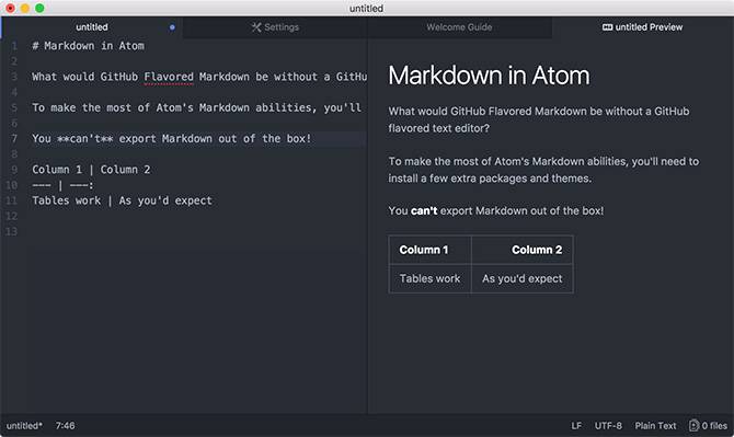 Atom text editor
