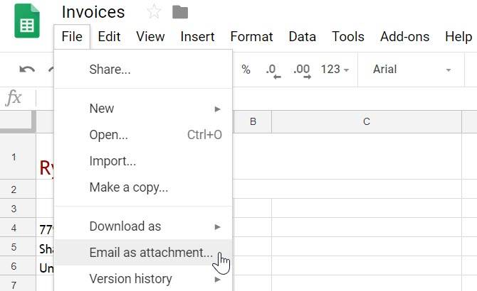 How to Automatically Send Monthly Invoices From Google Sheets