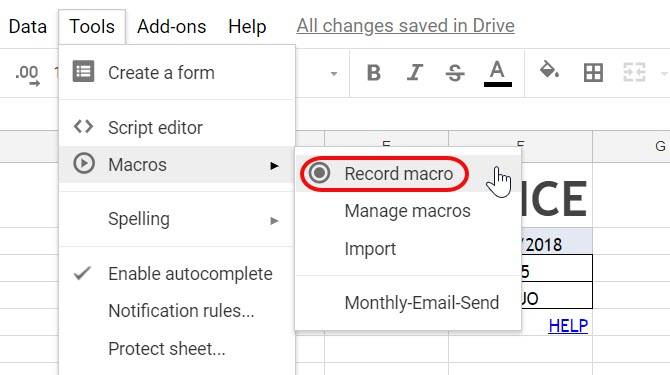 How to Automatically Send Monthly Invoices From Google Sheets