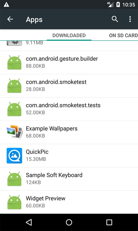 android 5 choose app