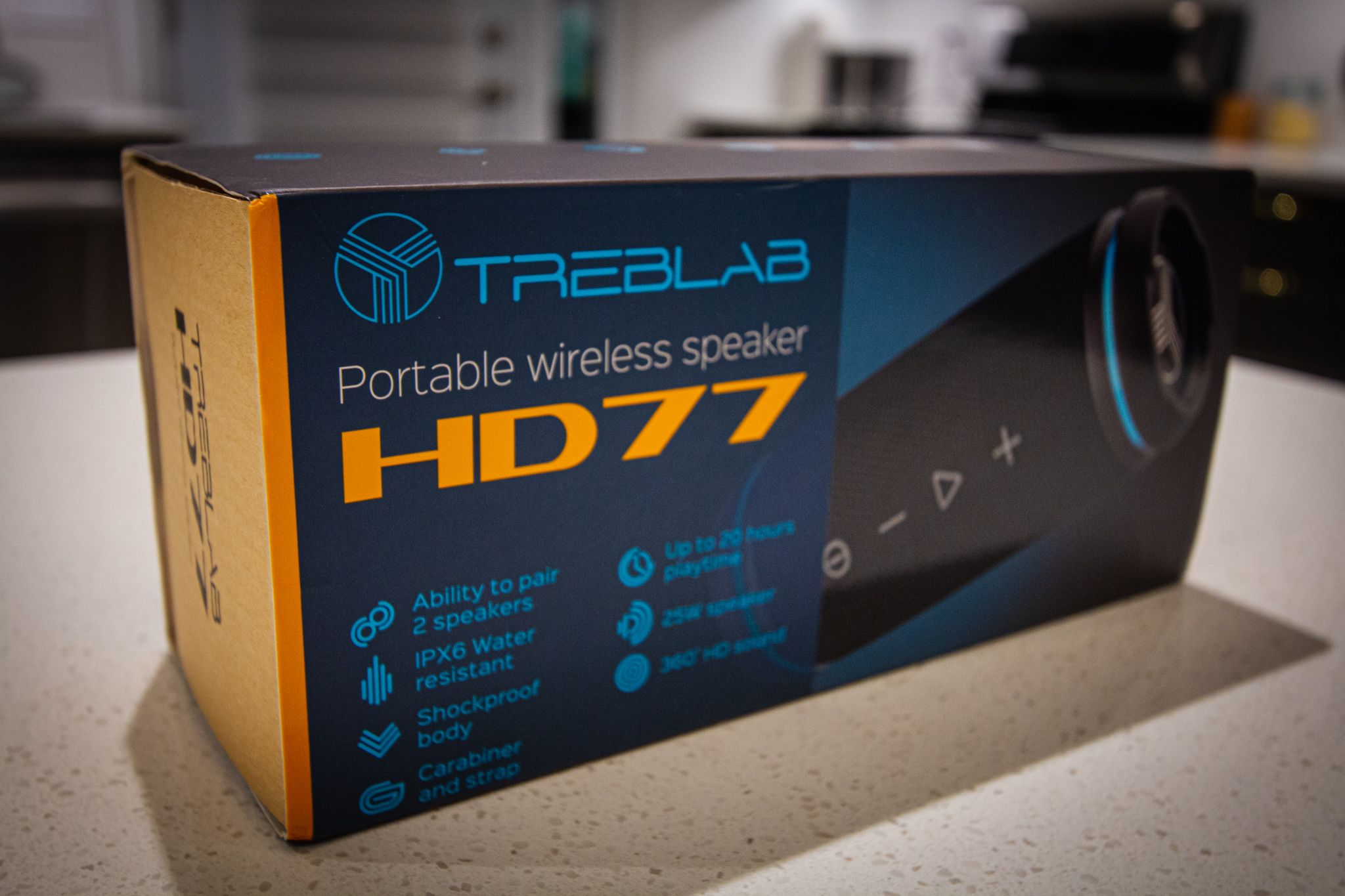 Treblab HD77 packaging