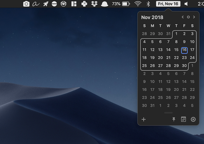 Itsycal for Mac