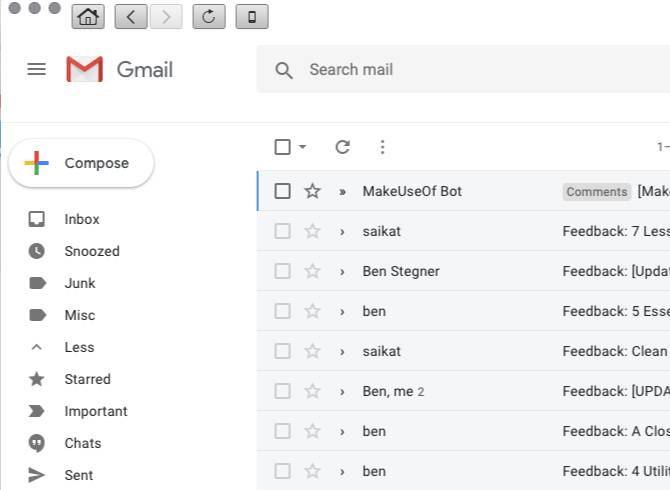 Mac Computer Gmail App