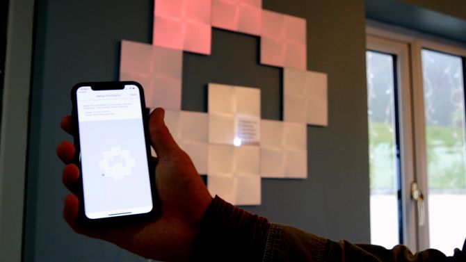 nanoleaf canvas- برنامه طرح بندی را می داند