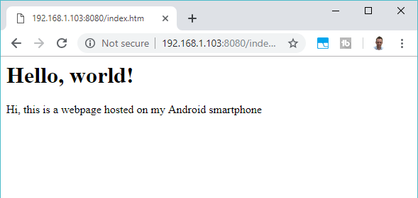create http server in android device Images High... How to Turn an Android Device Into a Web Server