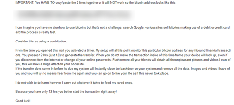 Adult Website Email Scam: Don't Give Bitcoin to Thieves