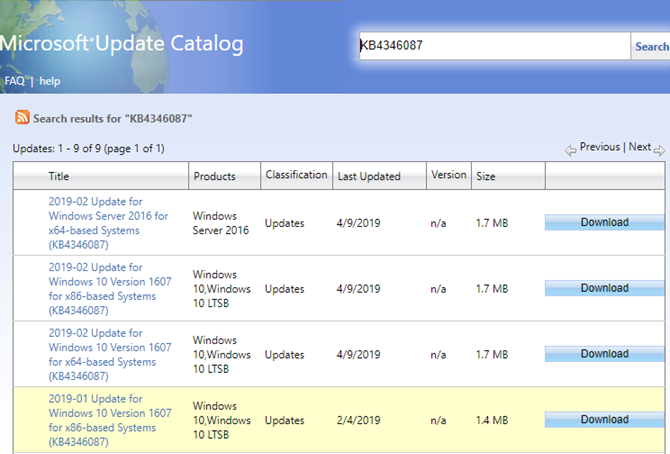 Window Software Update List How to Use the Microsoft Windows Update Catalog for Windows Updates