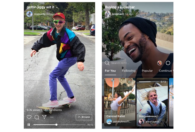 IGTV is Instagram's video service