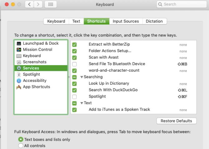 How to Add Useful Options to the macOS Services Menu