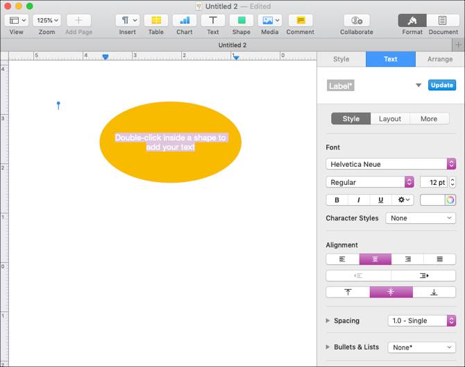 How to Create a Simple Flowchart in Pages on Mac