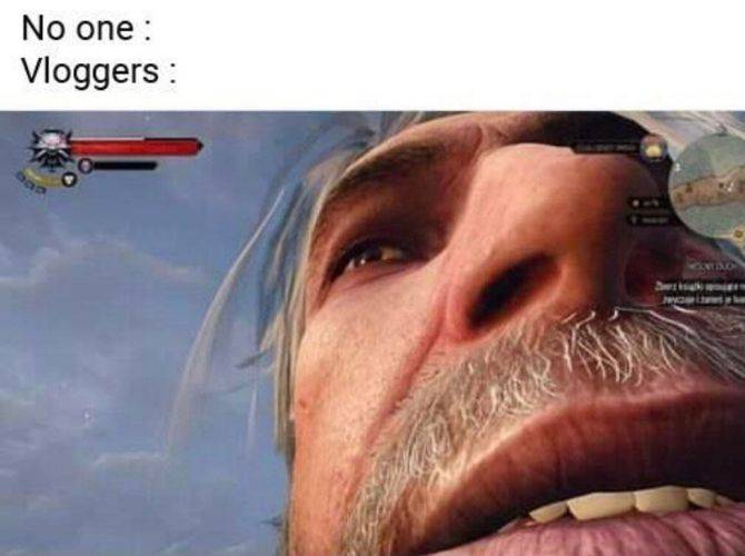 no one vloggers meme