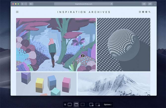 Taking a screenshot on macOS