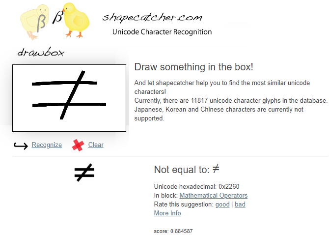 Shapecatcher 6 Ways to Find Symbols and Look Up Symbol Meanings