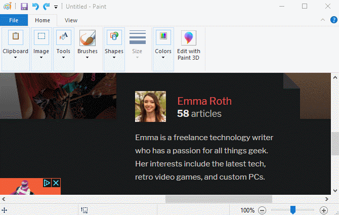 How to Edit and Enhance Screenshots Using MS Paint
