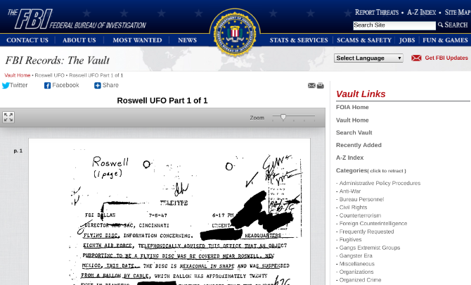 5 Freedom of Information Sites Full of Declassified Documents and Secrets